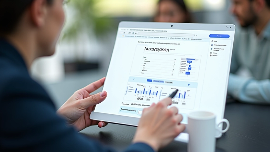 Step-by-step interface showing automated report creation process